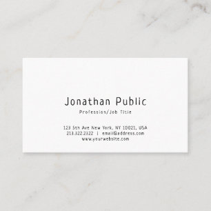 Elegant Modern Handwritten Simple Design Template Business Card