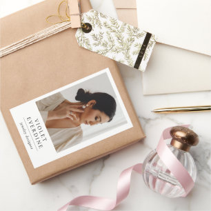 Elegant Modern Jewellery Designer Photo Sticker