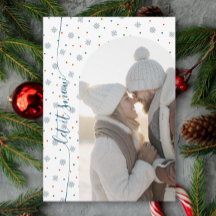 Elegant Modern Let it snow photo