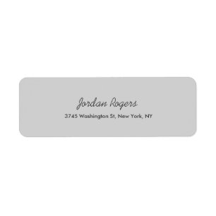 Elegant Modern Light Grey Handwriting Professional