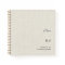 Elegant Modern Linen Wedding Guest Book