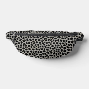 Elegant Modern Luxury White Leopard Collection Fanny Pack