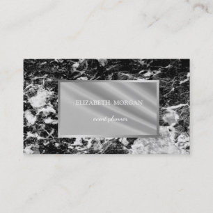 Elegant Modern, Marble, Frame Business Card