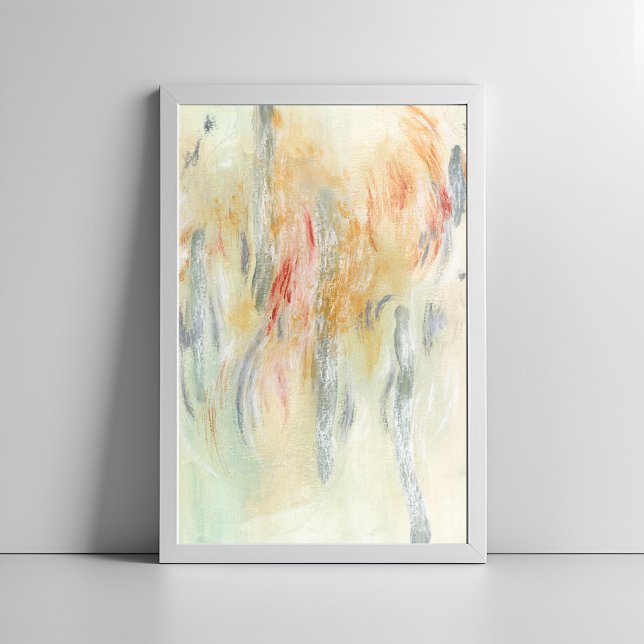 Elegant modern minimalist abstract art Poster (Creator Uploaded)