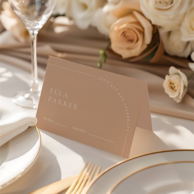 Elegant Modern Minimalist Boho Wedding Guest Place Table Number (Elegant Modern Minimalist Boho Wedding Guest Place Table Number)