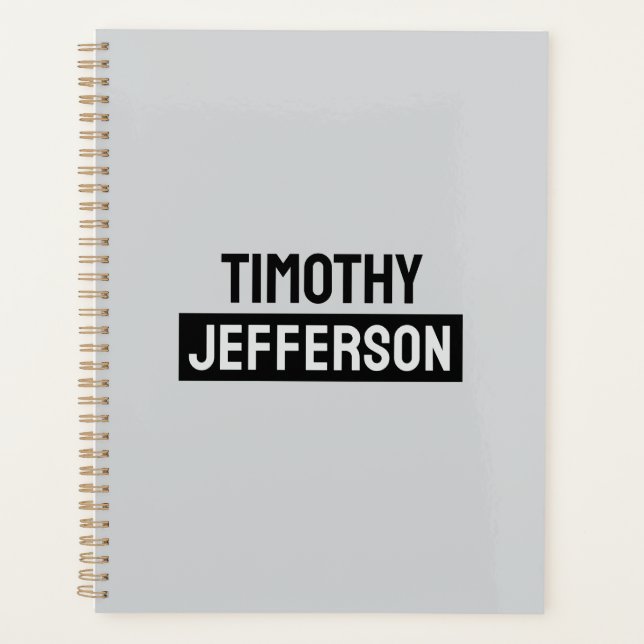 Elegant Modern Minimalist Own Name (Devant)