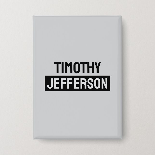 Elegant Modern Minimalist Own Name (Front)