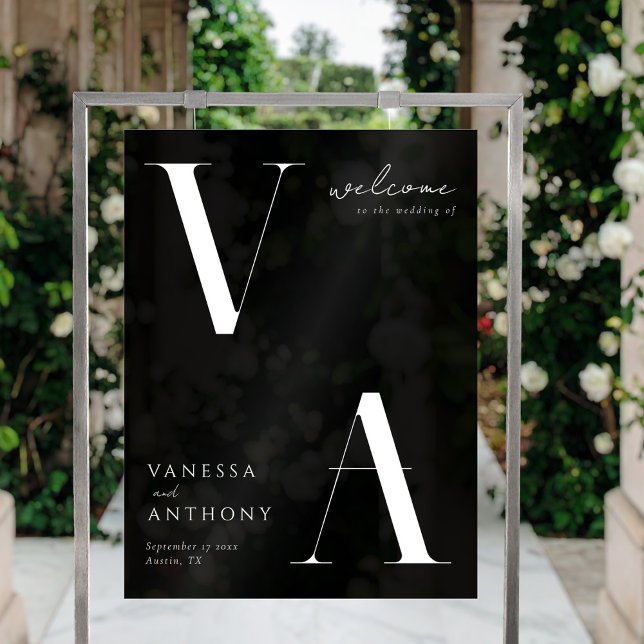 Elegant Modern Minimalist Wedding Acrylic Sign (Creator Uploaded)