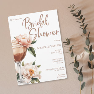 Elegant Modern Mocha Mousse Boho Earth Tones Invitation