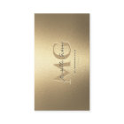 Elegant Modern Monogram Professional Faux Gold 