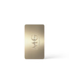 Elegant Modern Monogram Professional Faux Gold