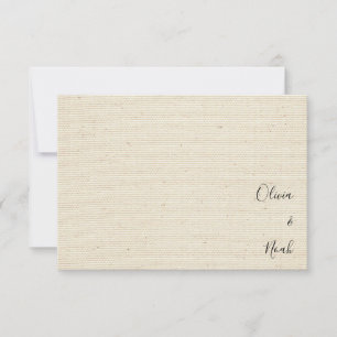 Elegant Modern Monogram Thank You  Card