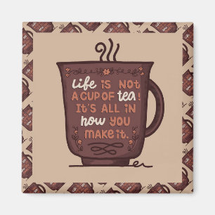 Elegant Modern Motivation Best Popular Message Magnet