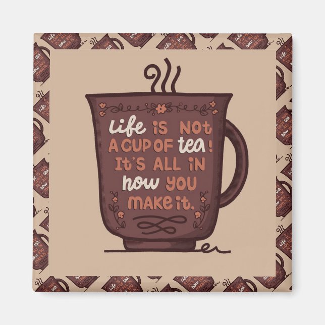 Elegant Modern Motivation Best Popular Message Magnet (Front)