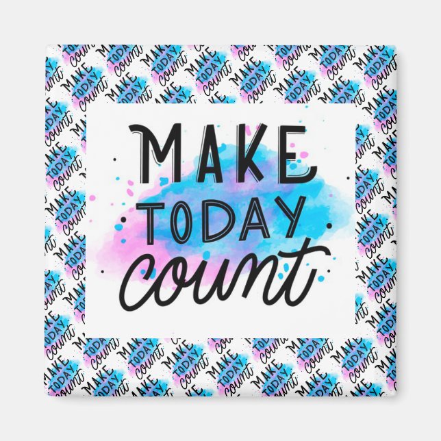 Elegant Modern Motivation Best Popular Message Magnet (Front)