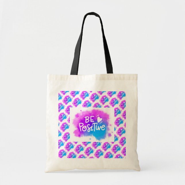 Elegant Modern Motivation Best Popular Message Tote Bag (Front)