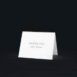 Elegant Modern Neutral Wedding Thank You Card<br><div class="desc">This design is part of a timeless wedding invitation suite featuring delicate typography and a clean,  minimalist layout. Its neutral,  modern aesthetic gives it a refined and sophisticated feel,  allowing it to pair beautifully with both soft and bold colour wedding palettes.</div>