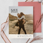Elegant Modern Photo Save the Date Postcard<br><div class="desc">Elegant Modern Photo Save the Date Postcard</div>