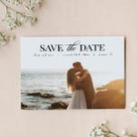 Elegant Modern Photo Save the Date Postcard<br><div class="desc">Elegant Modern Photo Save the Date Postcard</div>