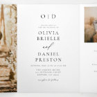 Elegant Modern Photo Wedding Details QR Code