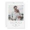 Elegant Modern Photo Wedding Save the Date