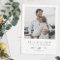 Elegant Modern Photo Wedding Save the Date