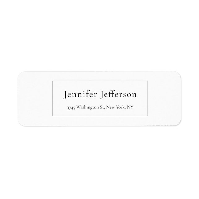 Elegant Modern Plain Professional (Front)