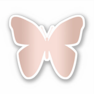 Elegant modern pretty rose gold buttery