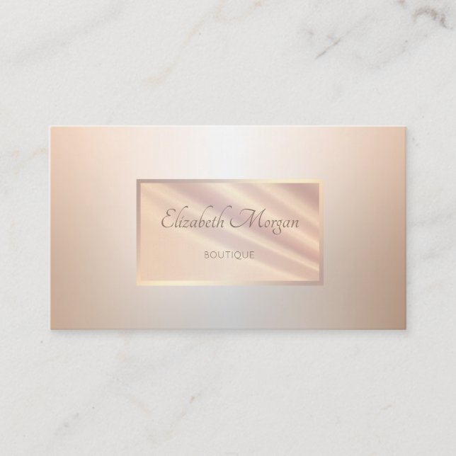Elegant Modern Professional  Frame Luminous Business Card (Front)