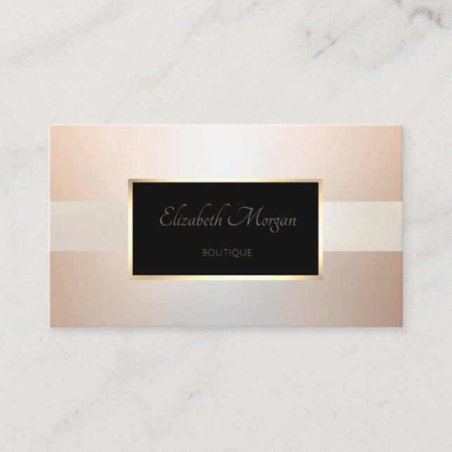 Elegant Modern Professional  Luminous Frame Business Card (Front)