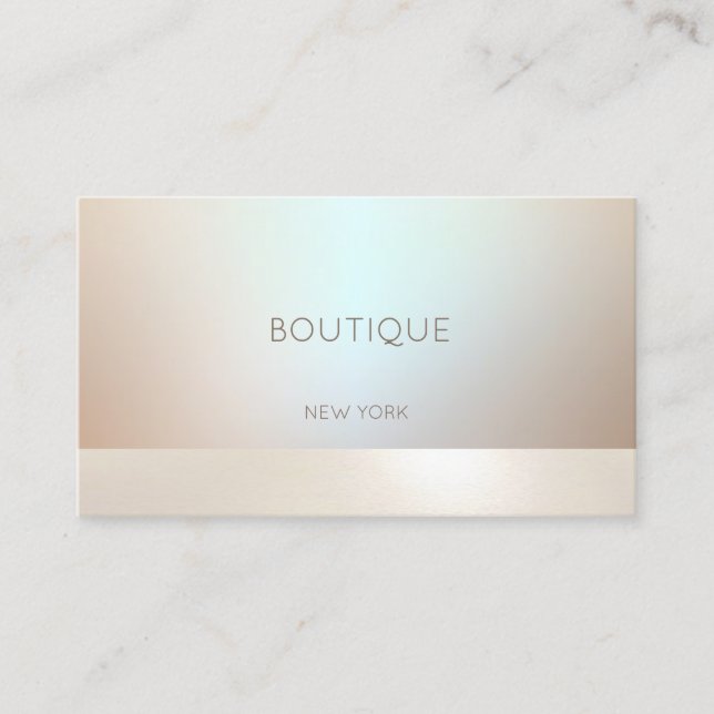 Elegant Modern Professional Simple Luminous Business Card (Front)
