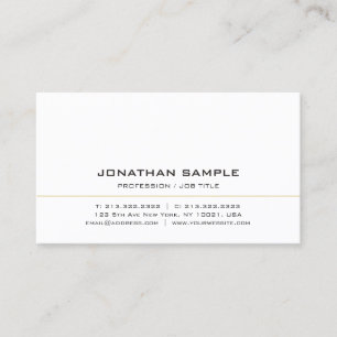 Elegant Modern Professional Simple Template Business Card