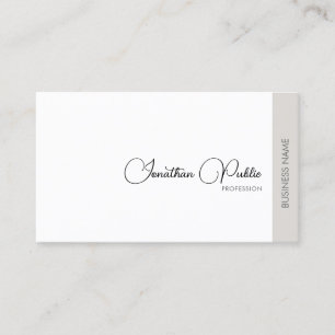 Elegant Modern Professional Trendy Simple Design Business Card