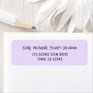 Elegant Modern Purple Casual Contemporary Script