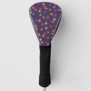 Elegant Modern Rainbow colourful gradient Star Golf Head Cover