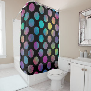 Elegant Modern Rainbow Polka Dots Pattern  