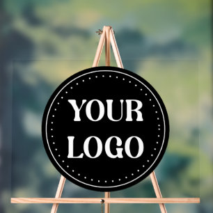 elegant, modern, refined, & editable. acrylic sign