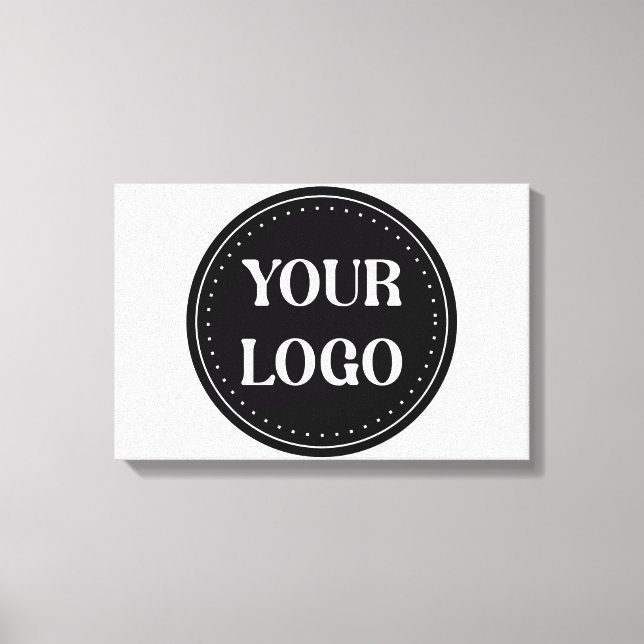 elegant, modern, refined, & editable.  canvas print (Front)