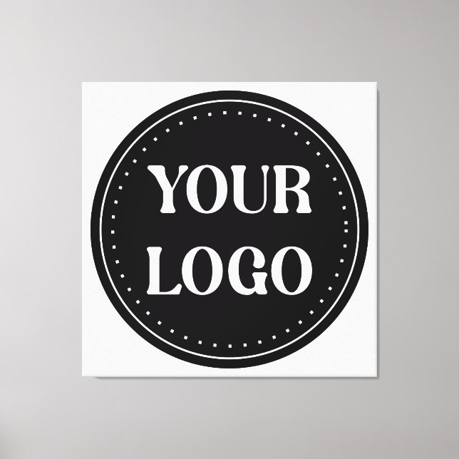 elegant, modern, refined, & editable.  canvas print (Front)
