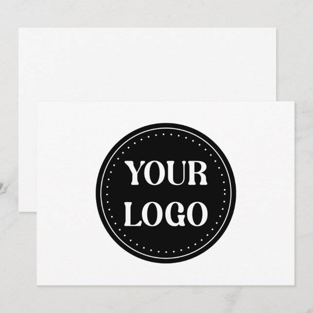 elegant, modern, refined, & editable.  card (Front/Back)