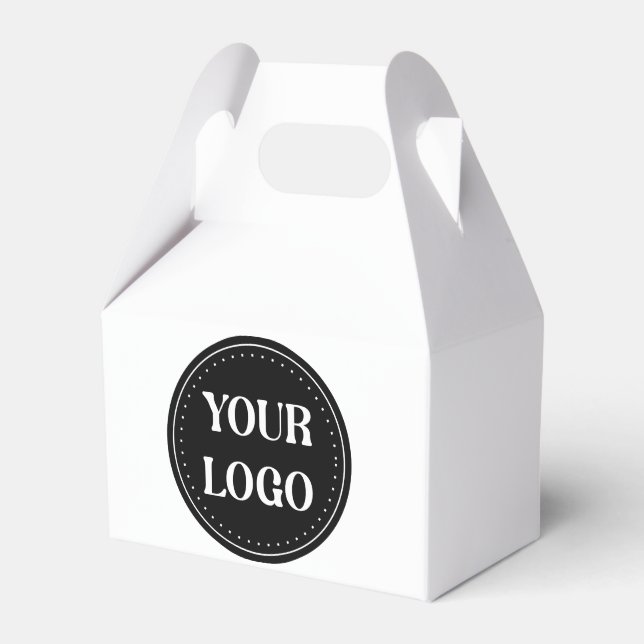 elegant, modern, refined, & editable.  favor box (Front Side)