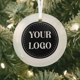 elegant, modern, refined, & editable.  glass ornament