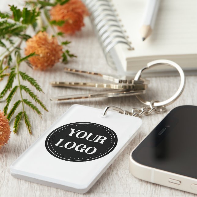 elegant, modern, refined, & editable.  keychain (Front Right)