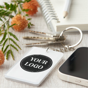 elegant, modern, refined, & editable. keychain