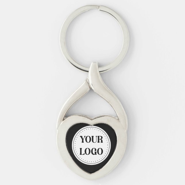 elegant, modern, refined,& editable  keychain (Front)