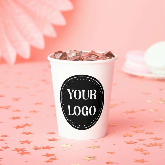 elegant, modern, refined, & editable.  paper cups (Insitu)