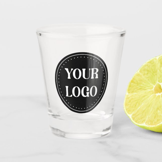 elegant, modern, refined, & editable.  shot glass (Front)