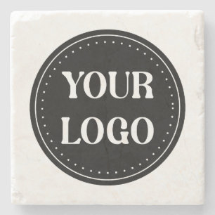 elegant, modern, refined, & editable.  stone coaster