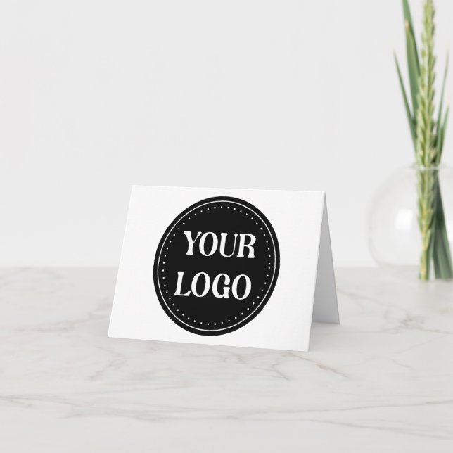 elegant, modern, refined, & editable.  thank you card (Front)