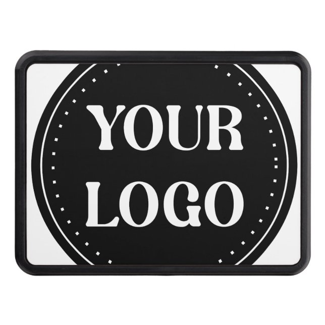 elegant, modern, refined, & editable.  trailer hitch cover (Front)